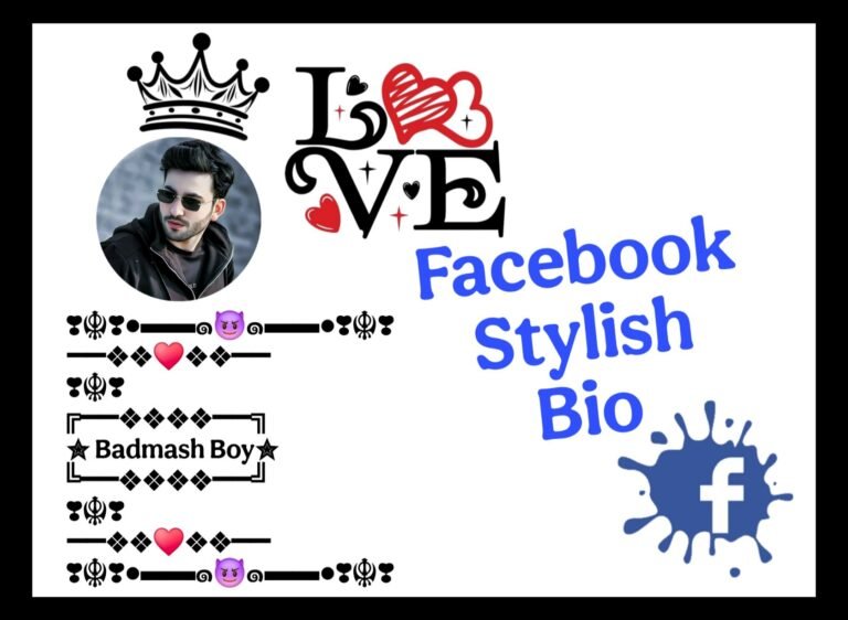Facebook Stylish Bio