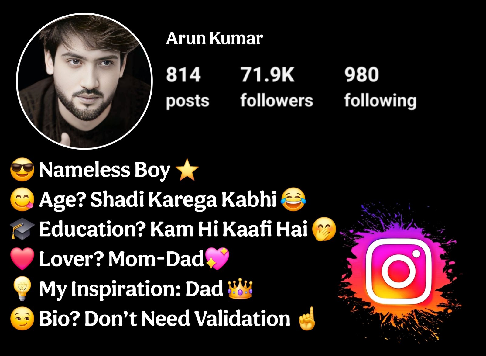 Instagram Bio For Boys