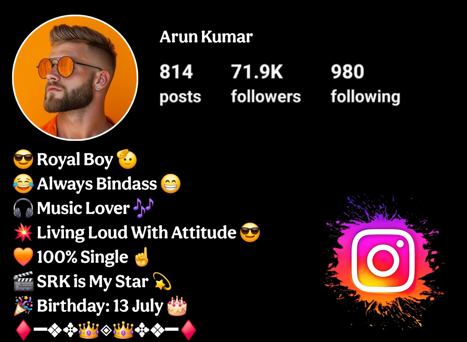 Instagram Bio For Boys