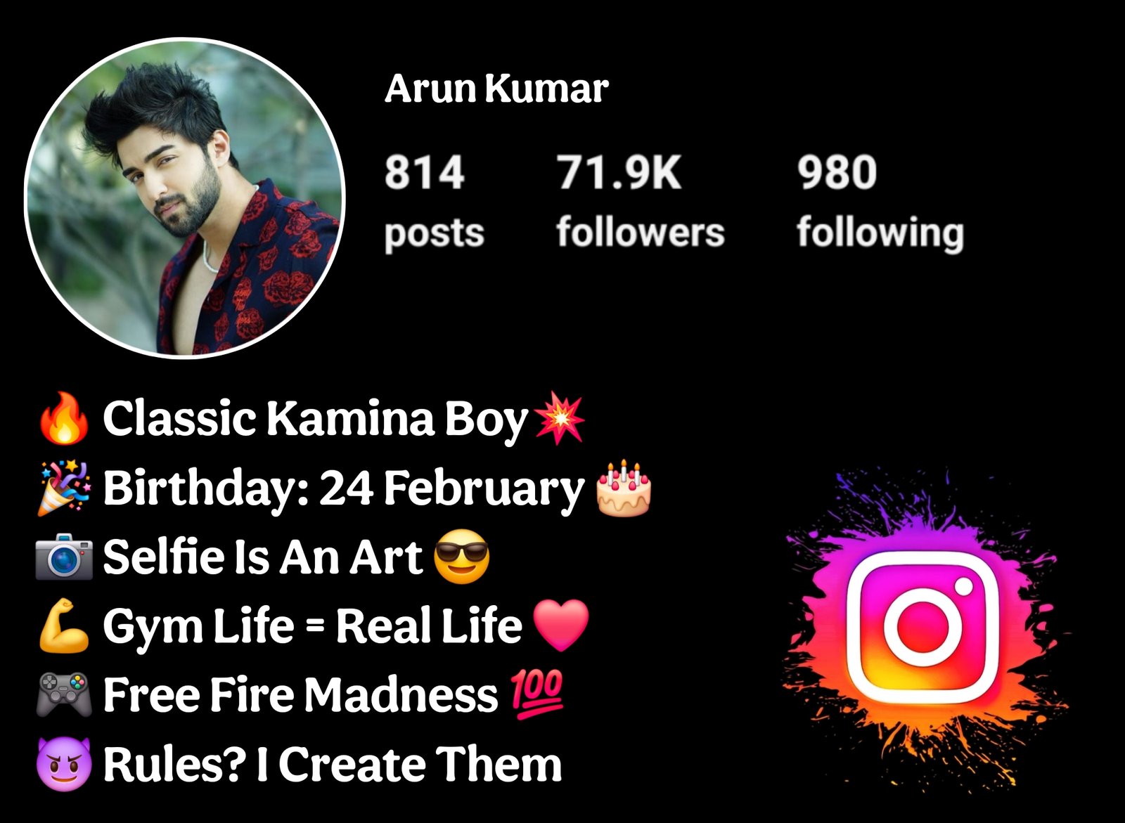 Instagram Bio For Boys