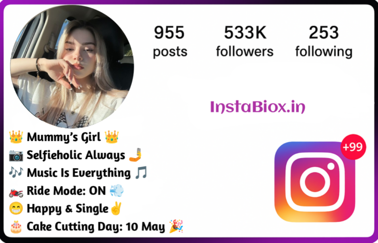 Instagram Bio For Girls