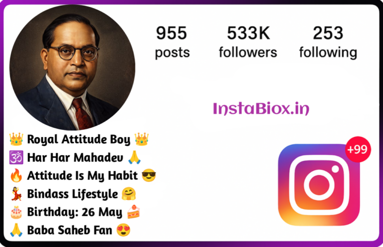 Jai Bhim Bio For Instagram