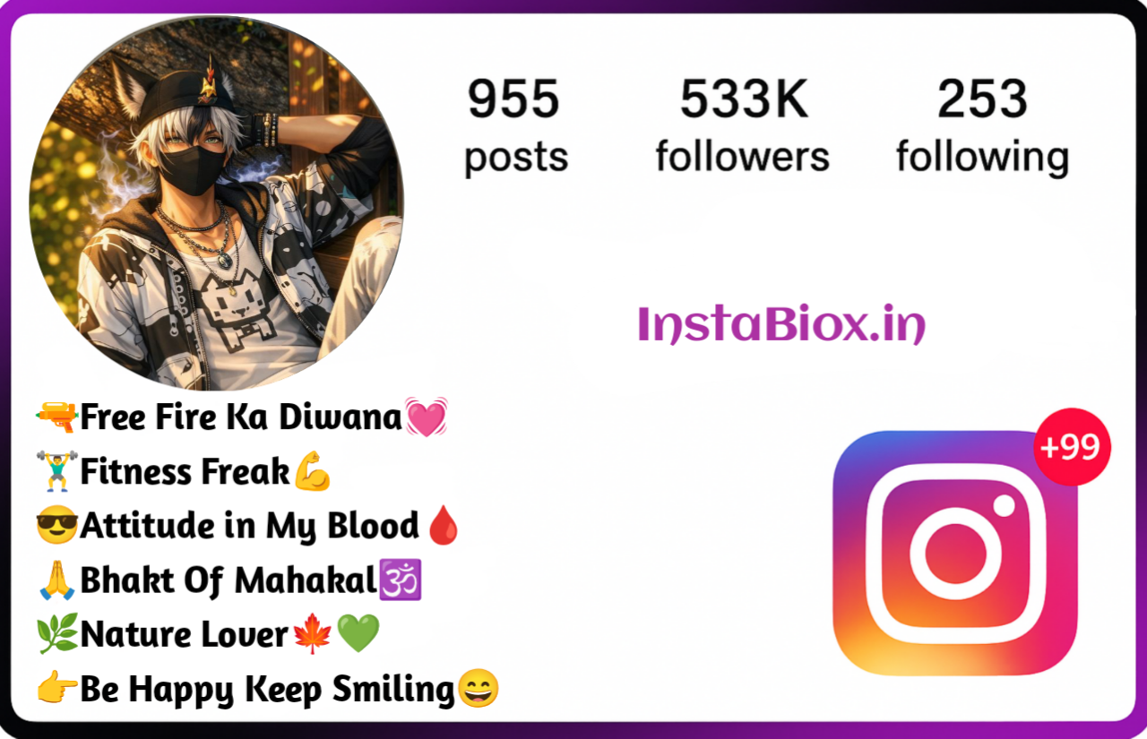 Free Fire Bio For Instagram